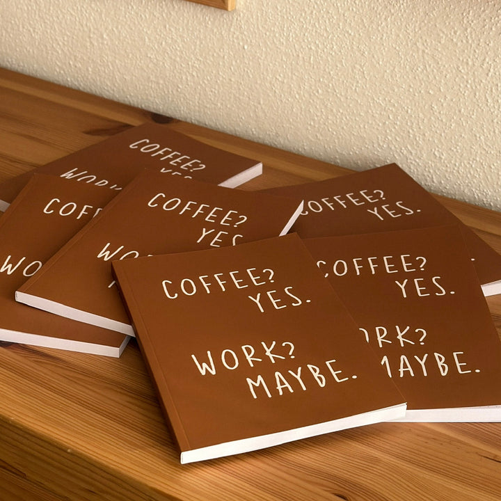 a5 notebook coffee yes work maybe