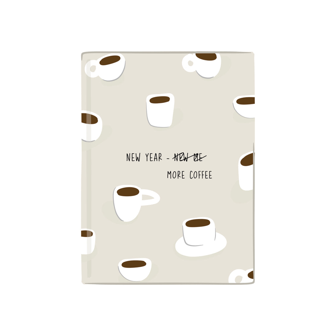 weekly 2025 planner new year - more coffee